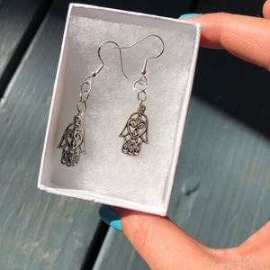 Silver earrings